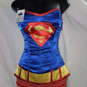 SALE NWT LAST 4040 XS/22" SUPER GIRL HERO WOMAN HANDMADE TIGHT LACING CORSET
